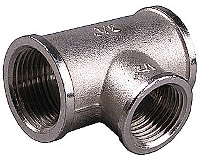 GENERAL FITTINGS внутренняя резьба 1″ - 1/2″ - 1″, латунь, переходной тройник (51060-1-1/2-1) 00010164