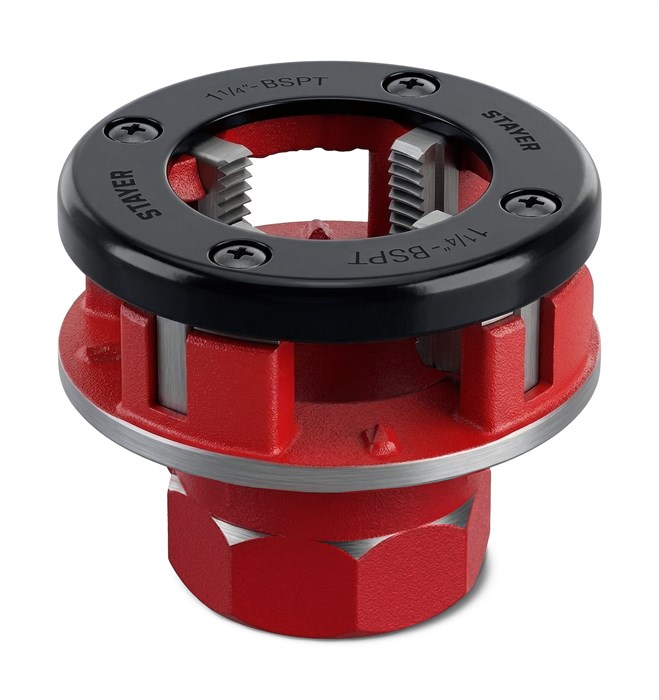 STAYER RED FORCE 1.1/4″, BSTP R, трубный резьбонарезной клупп (28261-5/4) 00010539