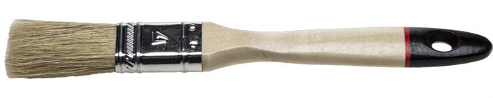 STAYER UNIVERSAL - EURO, 20 мм, 3/4″, светлая натуральная щетина, деревянная ручка, все виды ЛКМ, плоская кисть (0102-020) 00010983
