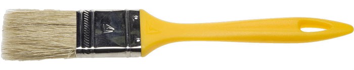 STAYER UNIVERSAL, 38 мм, 1,5″, светлая натуральная щетина, пластмассовая ручка, все виды ЛКМ, плоская кисть (0107-38) 00011055