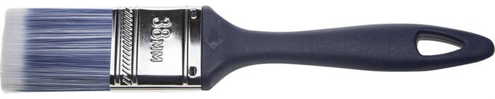 ЗУБР АКВА, КП-13, 38 мм, 1.5″, искусственная щетина, пластмассовая ручка, для высокотекучих ЛКМ, плоская кисть (4-01013-038) 00011244