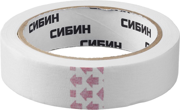 СИБИН 25 мм х 25 м, креповая, малярная лента (12111-25) 00011440