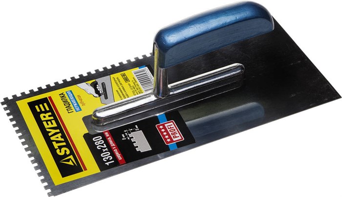 STAYER 130 х 280 мм, зуб 8 х 8 мм, штукатурная гладилка, Professional (0802-08) 00011591