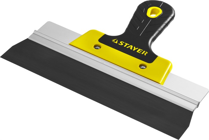 STAYER PROFlat, 250 мм, алюминиевая направляющая, двухкомпонентная ручка, анодированный фасадный шпатель (10045-25) 00011863