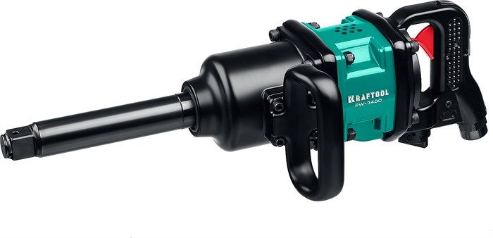 KRAFTOOL PW-3400, 1″, 3400 Н·м, ударный пневматический гайковерт (64200) 00012207