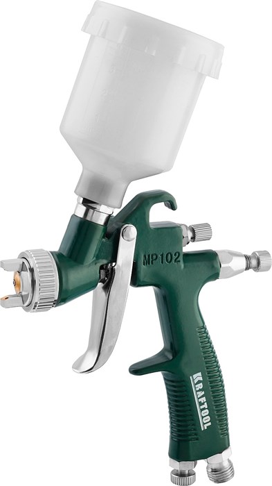 KRAFTOOL AIRKRAFT MINI, HVLP, 1 мм, пневматический краскопульт с верхним бачком (06565-1.0) 00012276