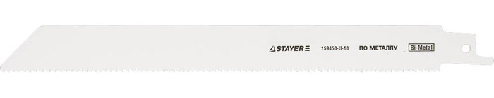 STAYER S1122VF, L-180/200, Bi-Met, полотно для сабельной пилы (159450-U-18) 00013017