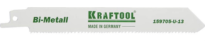 KRAFTOOL S922VF, по дереву и металлу, Bi-Met, шаг 1.8-2.5 мм, 130 мм, полотно для сабельной пилы (159705-U-13) 00013023
