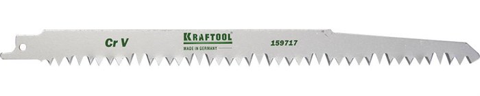 KRAFTOOL S1531L, по дереву, шаг 5-6.5 мм, 240 мм, полотно для сабельной пилы (159717) 00013039