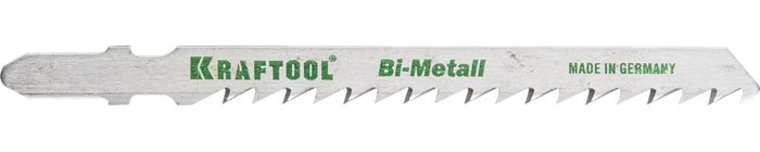 KRAFTOOL T144DF, EU-хвост., по дереву Bi-Met, шаг 4 мм, 75 мм, 2 шт, полотна для лобзика (159520-4) 00013114
