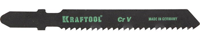 KRAFTOOL T119B, EU-хвост., по дереву, чистый рез, шаг 2 мм, 55 мм, 2 шт, полотна для лобзика (159535-2) 00013119