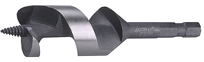 STAYER 29 x 130 мм, шестигранный хвостовик, спиральное сверло по дереву (29480-130-29) 00015935