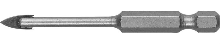 ЗУБР 3 мм, 2х кромка, HEX 1/4, Сверло по стеклу и кафелю (29840-03) 00016746