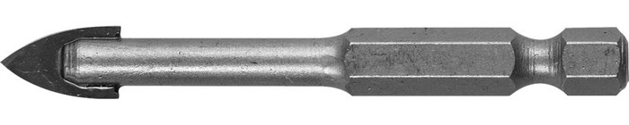 ЗУБР 10 мм 2х кромка, HEX 1/4, Сверло по стеклу и кафелю (29840-10) 00016751