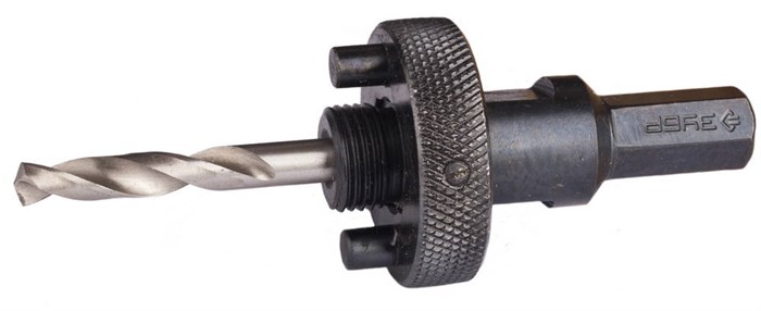 ЗУБР ЭКСПЕРТ-К8 HEX 3/8″ (9,5 мм) державка быстросъемная для биметаллических коронок 32-152 мм (29534) 00016823