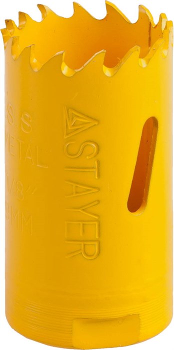 STAYER COBRA-BiM 29 мм биметаллическая коронка, сталь HSS (29547-029) 00016833