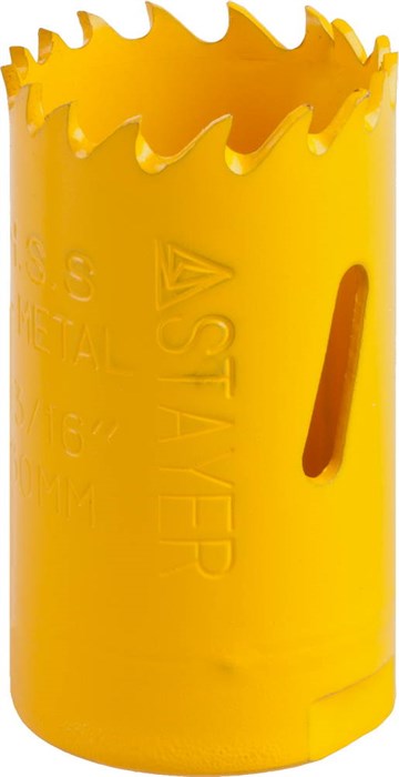 STAYER COBRA-BiM 30 мм биметаллическая коронка, сталь HSS (29547-030) 00016834