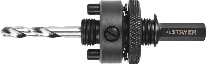 STAYER HEX 3/8″ (9,5 мм) державка для биметаллических коронок 32-160 мм (29548) 00016858