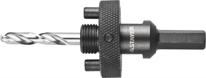 STAYER HEX 3/8″ (9,5 мм) державка быстросъемная для биметаллических коронок 32-160 мм (29550) 00016860