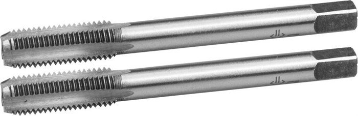 ЗУБР М8 x 1.25 мм, сталь 9ХС, комплект ручных метчиков (4-28006-08-1.25-H2) 00016971