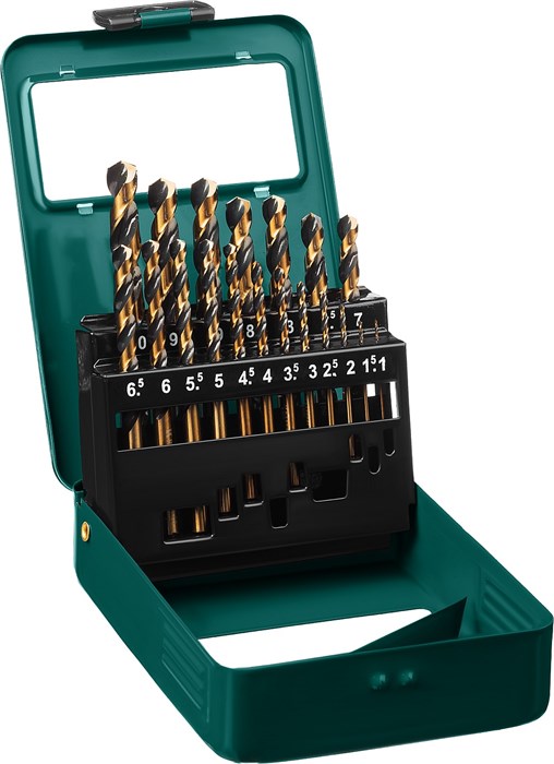 KRAFTOOL COBALT-8, 19 шт, (1-10 мм), сталь М42, HSS-Co(8%), набор сверл по металлу (29656-H19) 00017186