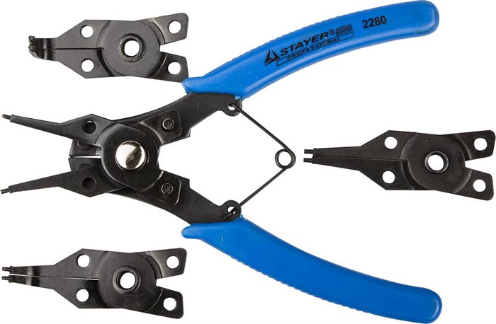 STAYER 4-in-1, 4 насадки, съемник стопорных колец (2280) 00018389