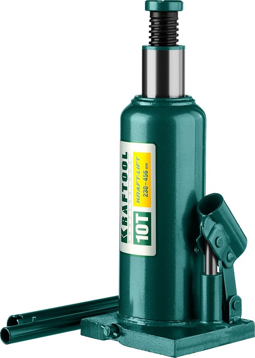 KRAFTOOL KRAFT-LIFT, 10 т, 230 - 460 мм, бутылочный гидравлический домкрат (43462-10) 00018503