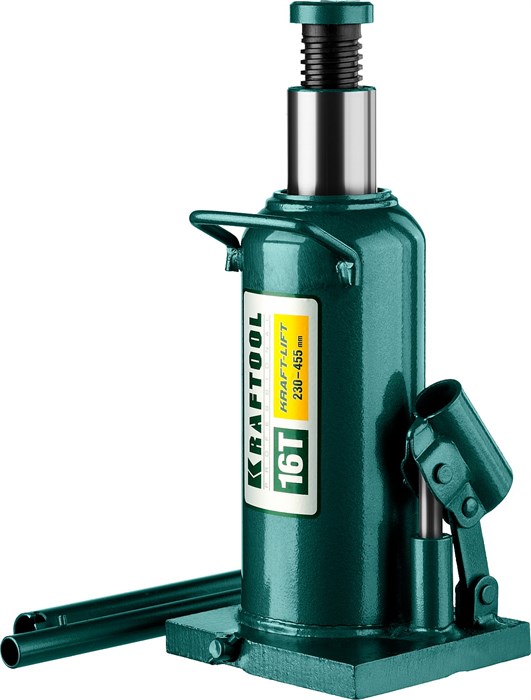 KRAFTOOL KRAFT-LIFT, 16 т, 230 - 460 мм, бутылочный гидравлический домкрат (43462-16) 00018505