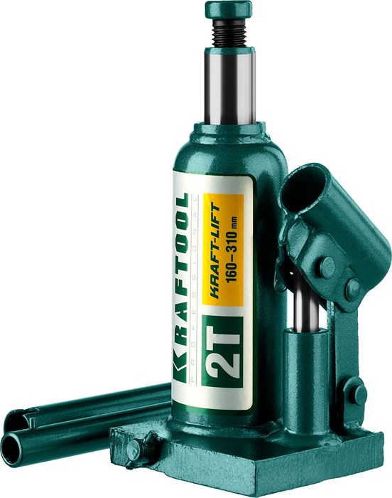 KRAFTOOL KRAFT-LIFT, 2 т, 158 - 308 мм, бутылочный гидравлический домкрат (43462-2) 00018506