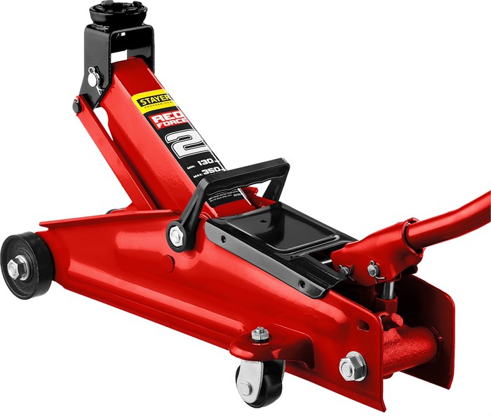 STAYER R-28 RED FORCE, 2 т, 130 - 350 мм, подкатной домкрат для легковых а/м, Professional (43153-2) 00018539