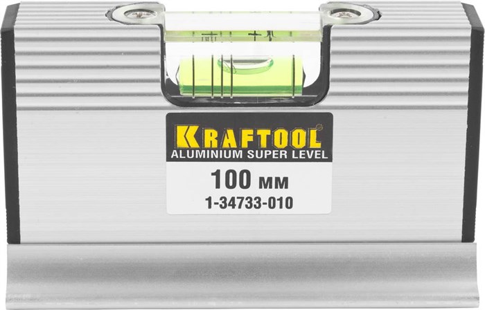 KRAFTOOL ACU-VIEW, 4 в 1, 100 мм, компактный уровень для горизонтальных измерений и уклонов (1-34733-010) 00018986
