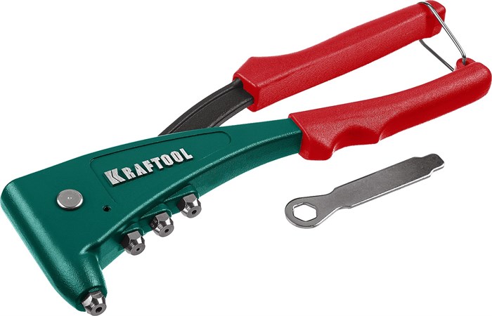 KRAFTOOL X-5F, 2.4 - 4.8 мм, 260 мм, удержание заклепки, литой заклепочник (31173) 00019506