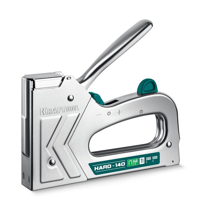 KRAFTOOL EXTREM 140, тип 140 (G/11/57) 20GA (6 - 16 мм)/300/500, стальной рессорный степлер (3185) 00019573