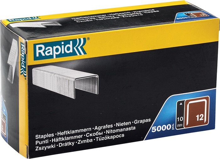 RAPID тип 80, 10 мм, 5000 шт, тонкие широкие скобы (40100519) 00019701