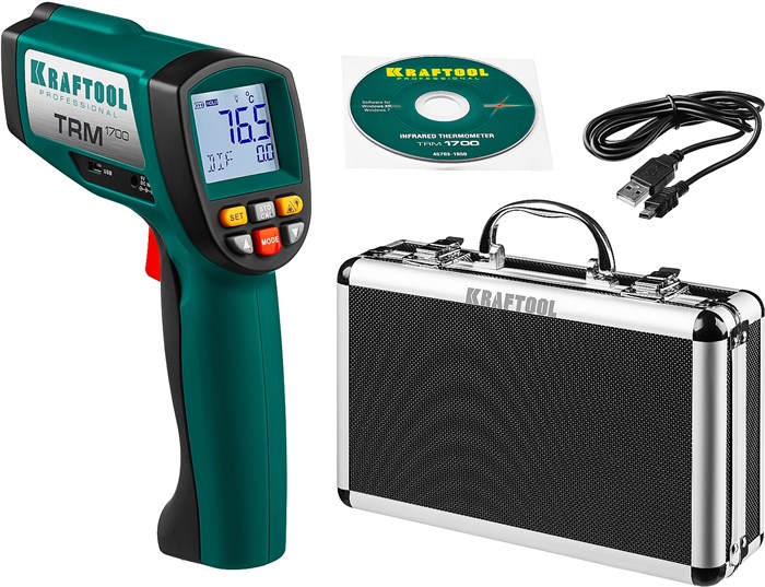 KRAFTOOL TRM-1700, -30° +1650°С, пирометр инфракрасный (45701-1650) 00020038