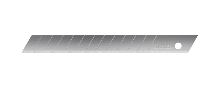 STAYER 9 мм, 10 шт, сегментированные лезвия (09050-S10) 00020154