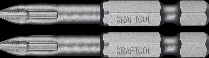 KRAFTOOL X-Drive PH2, 50 мм, 2 шт, торсионные биты (26121-2-50-2) 00020575