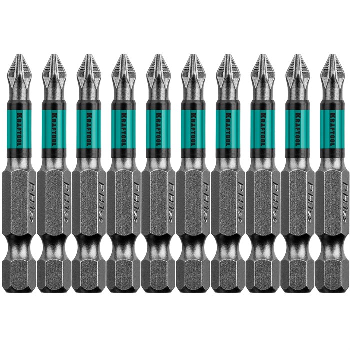 KRAFTOOL Optimum, PH1, 50 мм, 10 шт, биты (26122-1-50-10) 00020578