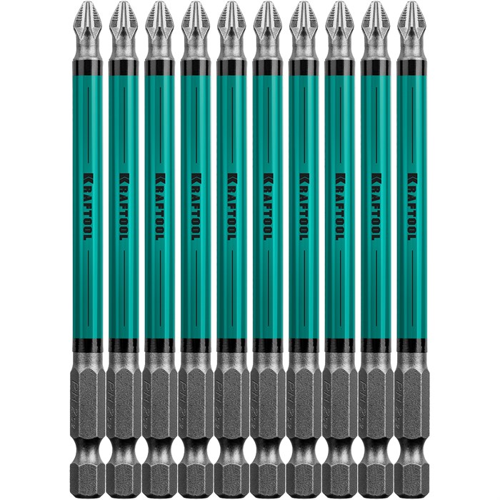 KRAFTOOL Optimum, PH2, 100 мм, 10 шт, биты (26122-2-100-10) 00020579