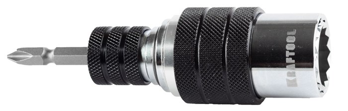 KRAFTOOL 17/21 мм, 2 шт, с фиксатором, бита с торцовой головкой (26398-H2) 00020705