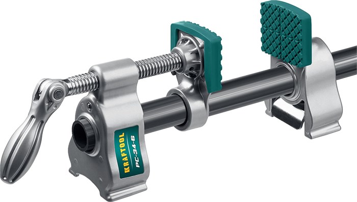 KRAFTOOL PC-34-6, 3/4″, глубина зажима 60 мм, зажим и распор, трубная струбцина (32301-1) 00020983