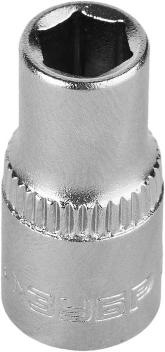 ЗУБР FLANK, 1/4″, 6 мм, торцовая головка (27715-06) 00021198