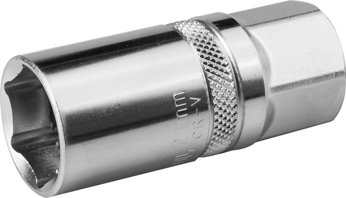 KRAFTOOL 1/2″, 21 мм, свечная торцовая головка с резиновой вставкой (27812-21) 00021348