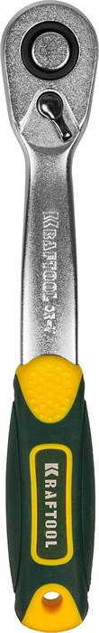 KRAFTOOL 1/4″, 72 зубца, изогнутая трещотка для торцовых головок, Pro (27795-1/4) 00021485