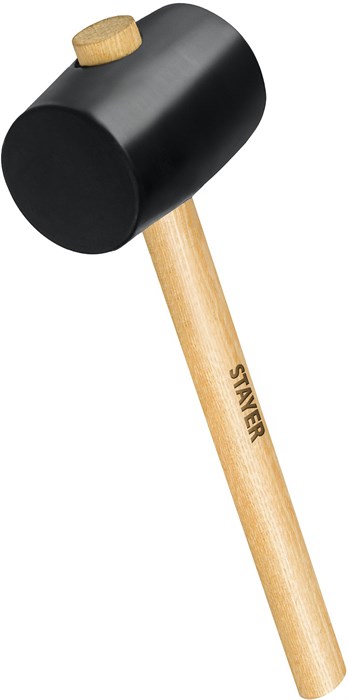 STAYER 340 г, чёрная резиновая киянка (20505-55) 00021658