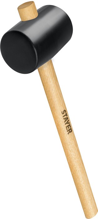 STAYER 680 г, чёрная резиновая киянка (20505-75) 00021660