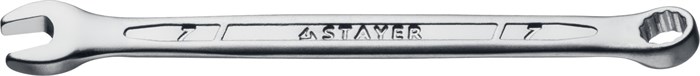 STAYER HERCULES, 7 мм, комбинированный гаечный ключ, Professional (27081-07) 00021827