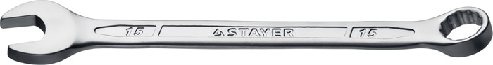 STAYER HERCULES, 15 мм, комбинированный гаечный ключ, Professional (27081-15) 00021835