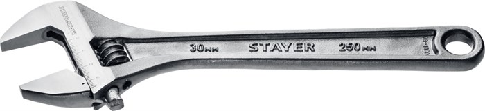 STAYER MAXFORCE, 250/30 мм, разводной ключ (2725-25) 00022378
