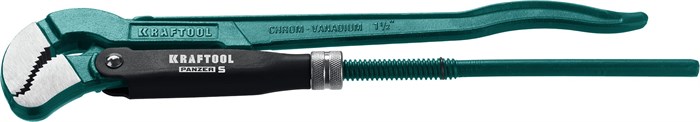 KRAFTOOL PANZER-S, №2, 1.5″, 440 мм, трубный ключ с изогнутыми губками (2733-15) 00022471
